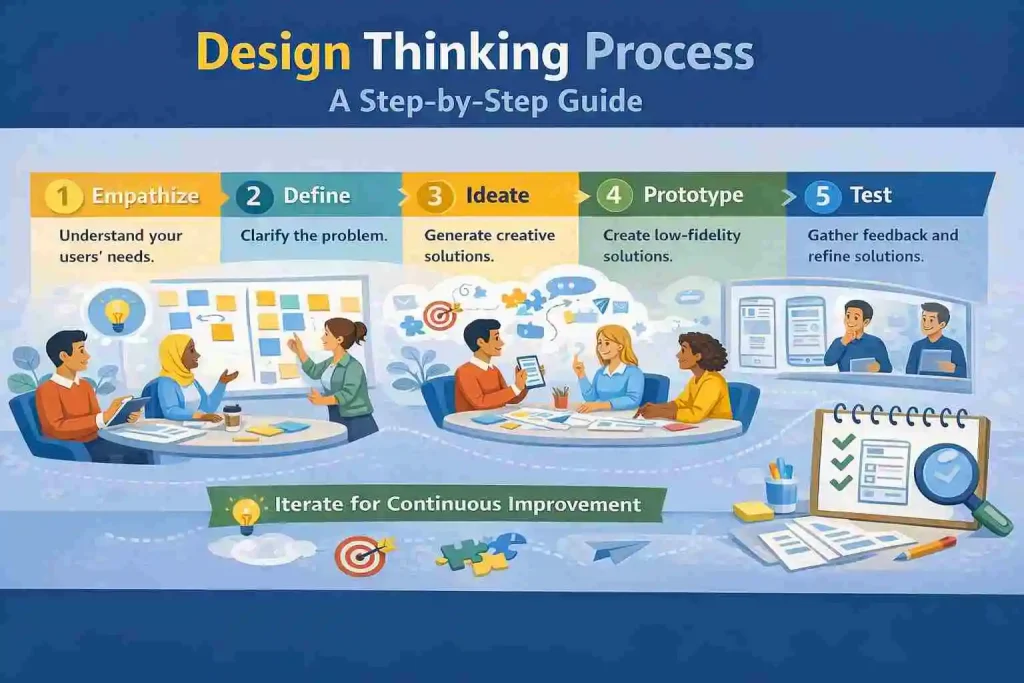 what are the steps of the design process