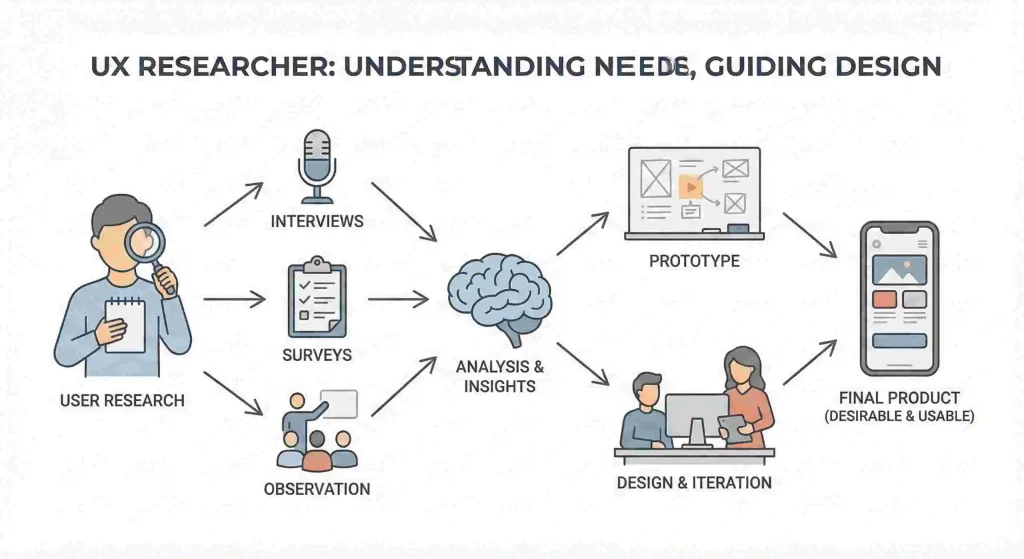 what does a ux researcher do