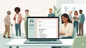 how to ask for gender on a form